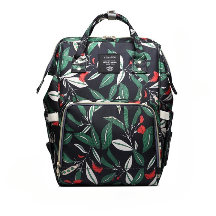 Unisex Large-Capacity Baby Diaper Backpack - Multi-Pocket Waterproof Travel Bag