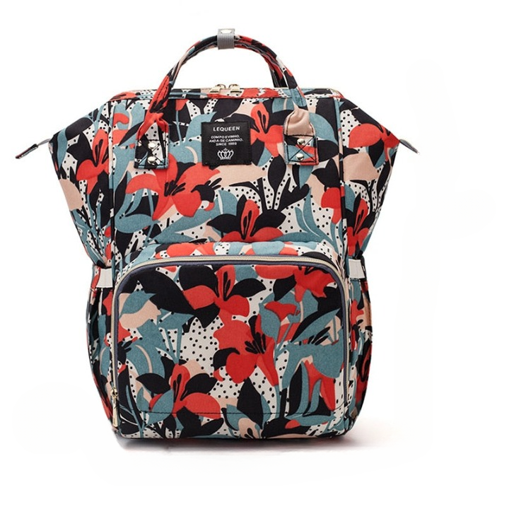 Unisex Large-Capacity Baby Diaper Backpack - Multi-Pocket Waterproof Travel Bag