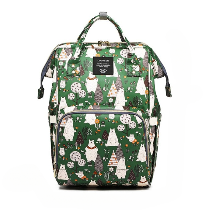 Unisex Large-Capacity Baby Diaper Backpack - Multi-Pocket Waterproof Travel Bag