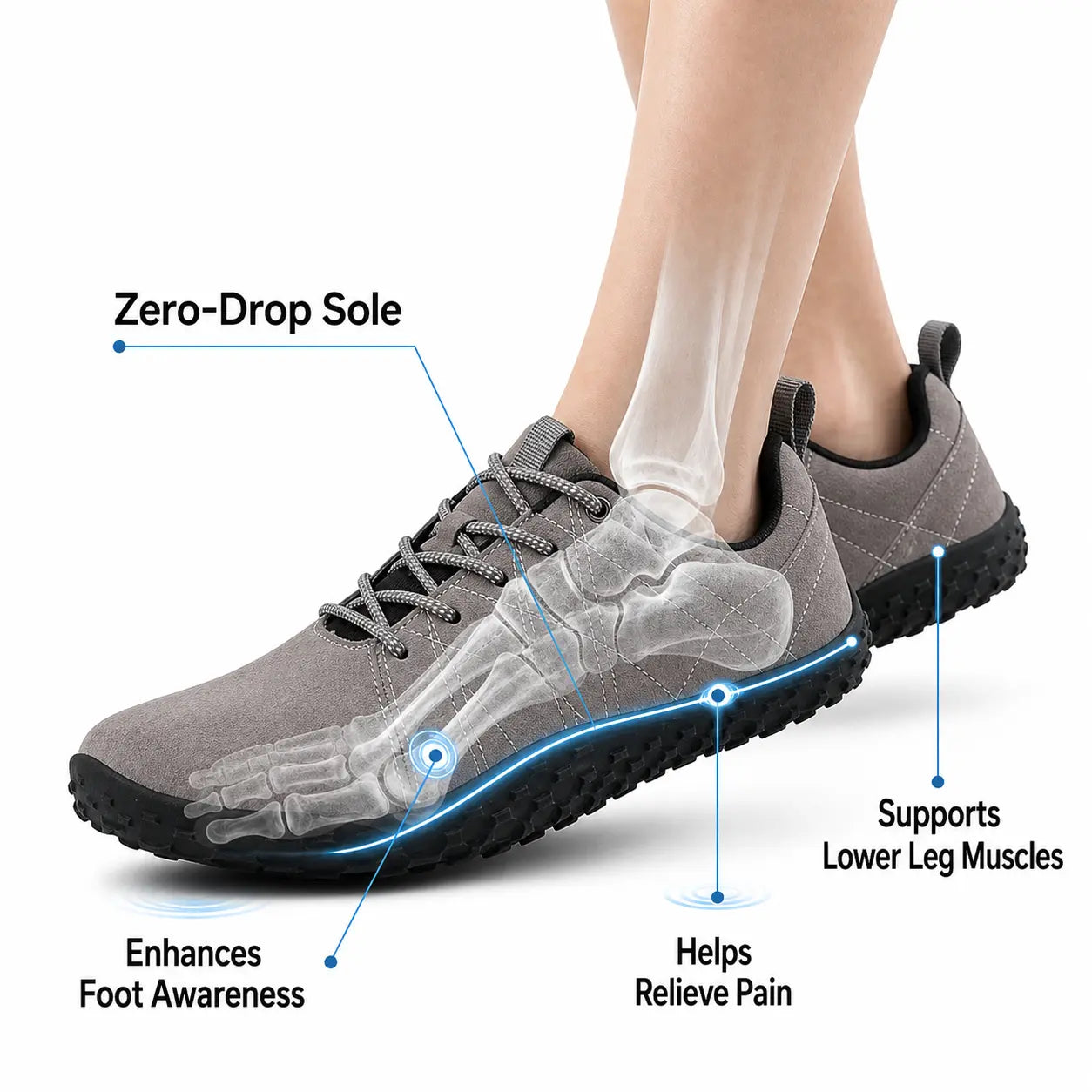 Unisex Orthopedic Barefoot Hiking Sneakers