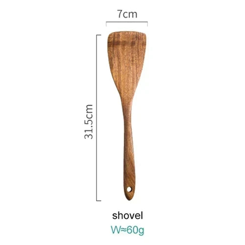 Versatile Acacia Kitchen Utensil Set