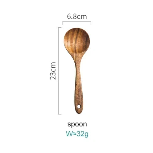 Versatile Acacia Kitchen Utensil Set