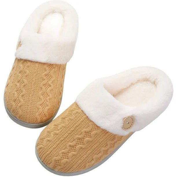 Warm Indoor Slippers for Cold Feet - Non-slip Sole