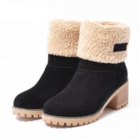 Faux Fur Lined Winter Boots - Chic & Cozy