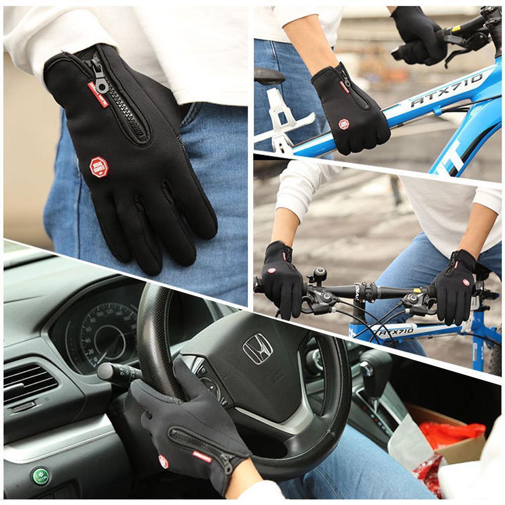 Warm Thermal Gloves for Cycling, Running, Driving