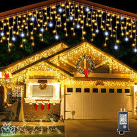 Warm White Outdoor LED Garden Lights – IP44 Waterproof Curtain Lights for Weddings and Celebrations