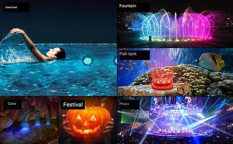 Waterproof LED Underwater Lamp with Remote - GlowRipple