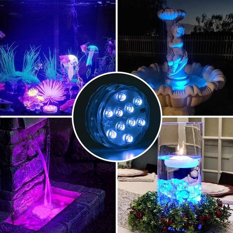 Waterproof LED Underwater Lamp with Remote - GlowRipple