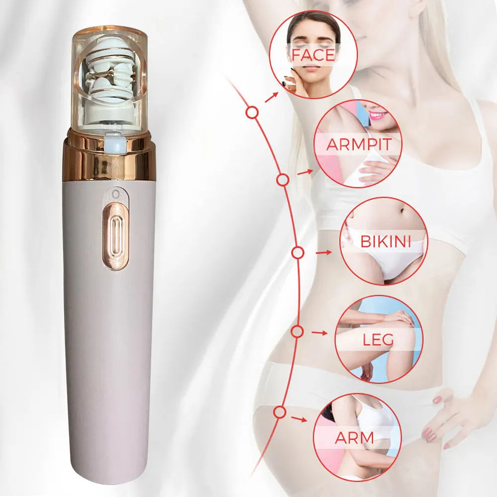 Wearclo | 2 in 1 Facial Hair Removal and Epilator for Women