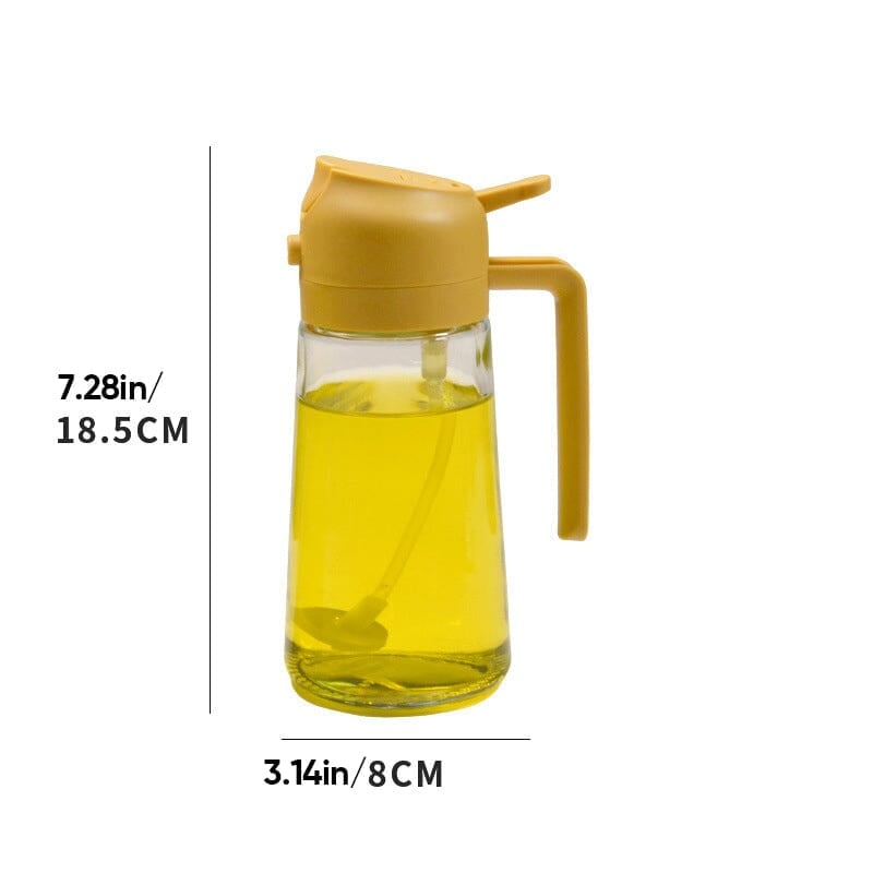 Wearclo | 2-in-1 Glass Oil Sprayer and Dispenser