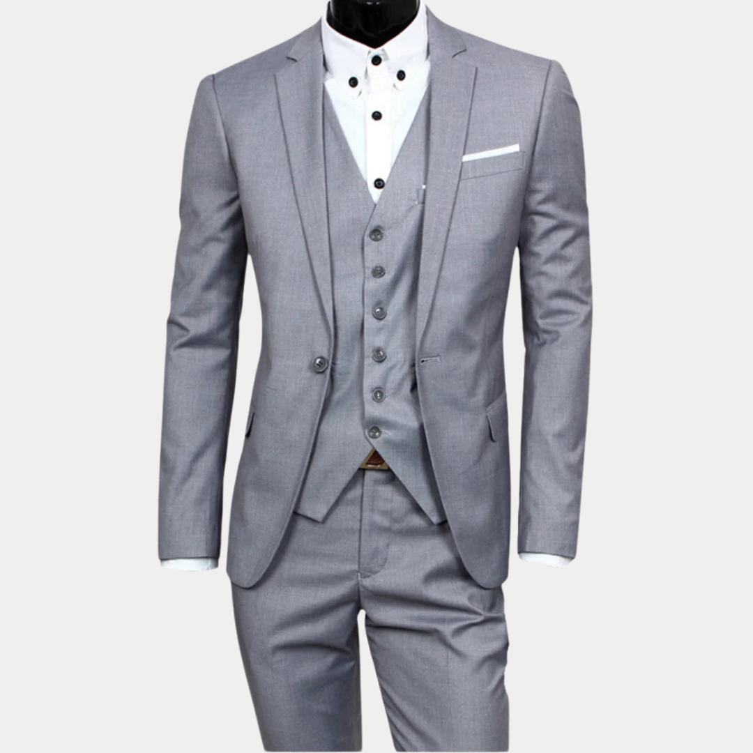 Wearclo | 3-Piece Men's Suit