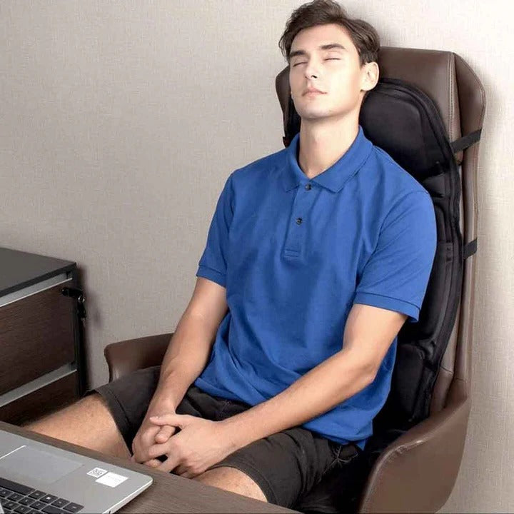 Wearclo | 8 Mode Massage Chair Pad With Heated Back Neck Cushion