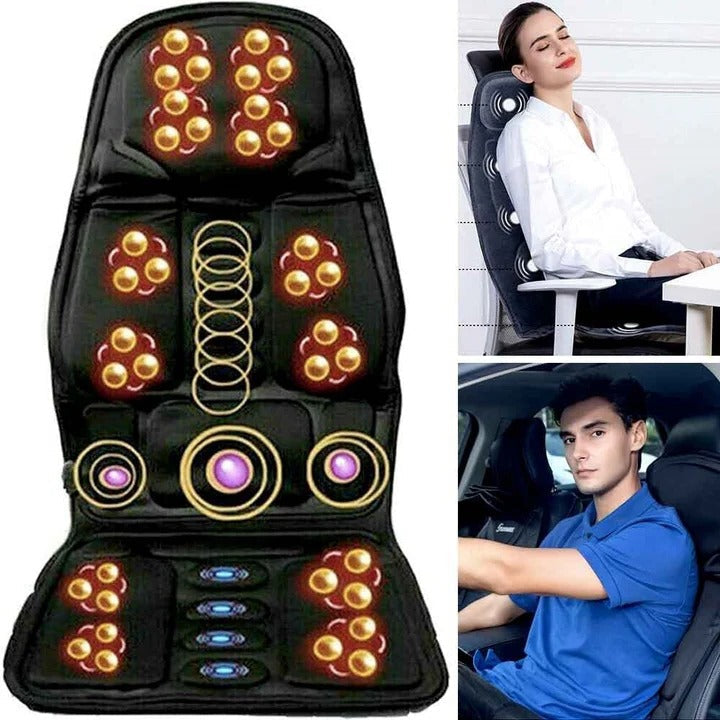 Wearclo | 8 Mode Massage Chair Pad With Heated Back Neck Cushion