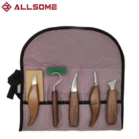 Wearclo | 8-Piece Wood Carving Set: Hand Carving Knife Set with Needle Files - Wood Spoon Carving Set for Beginners