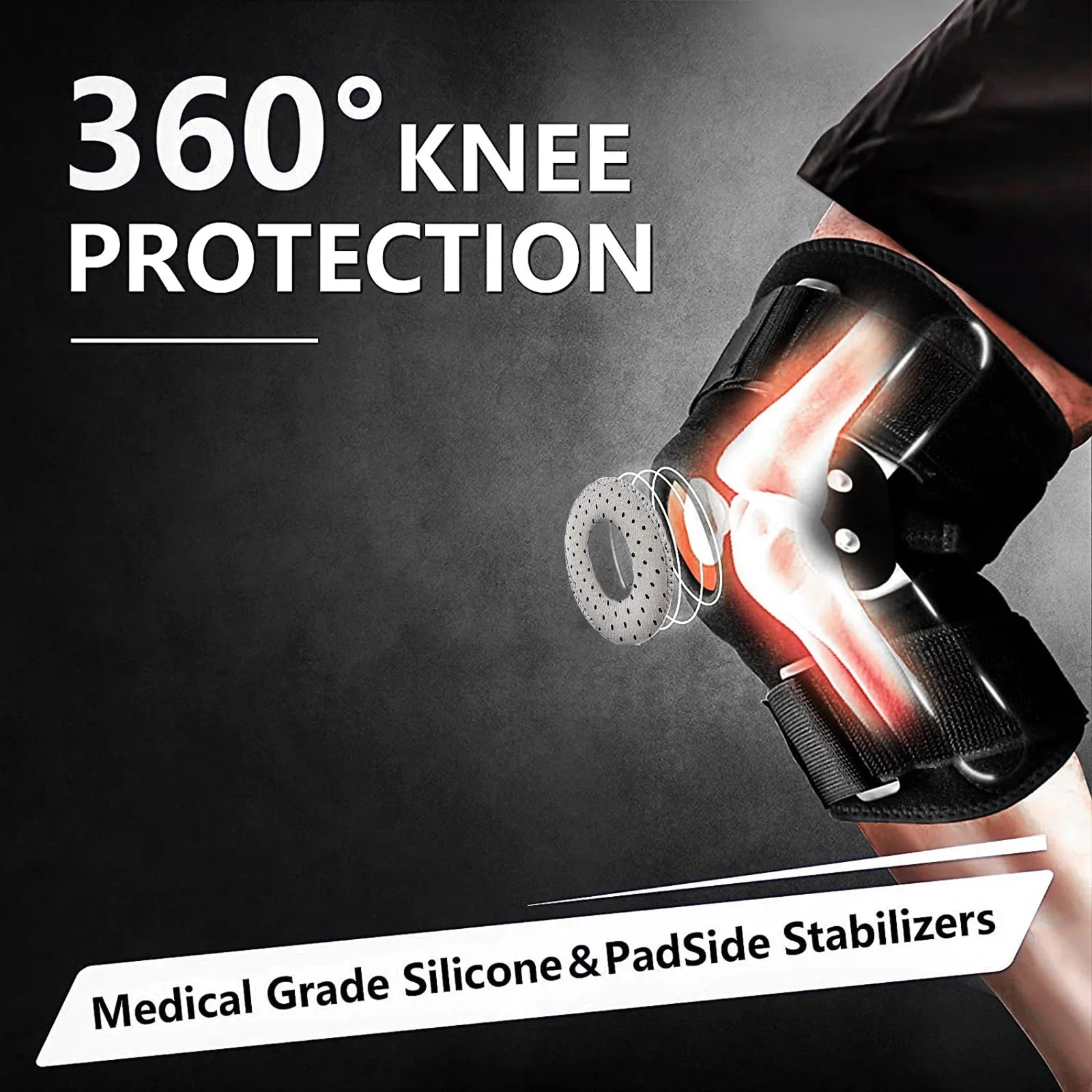 Wearclo | Adjustable Hinged Knee Brace for Support & Pain Relief