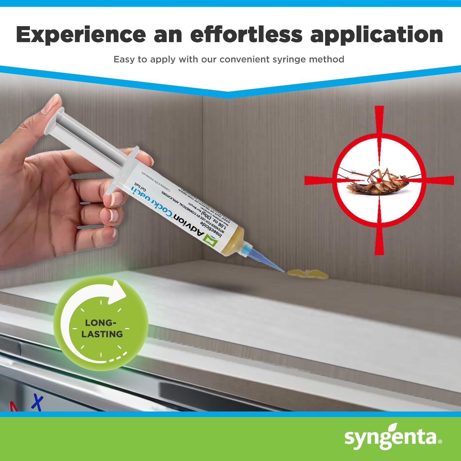 Wearclo | Advion Cockroach Gel Bait, Cockroach Eliminator, Non-Toxic Pest Control, Pest Management