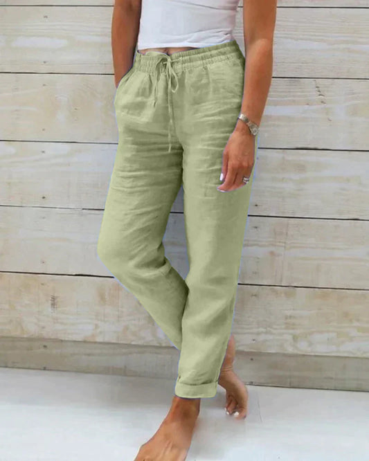 Wearclo | Airy Linen Pants for Summer