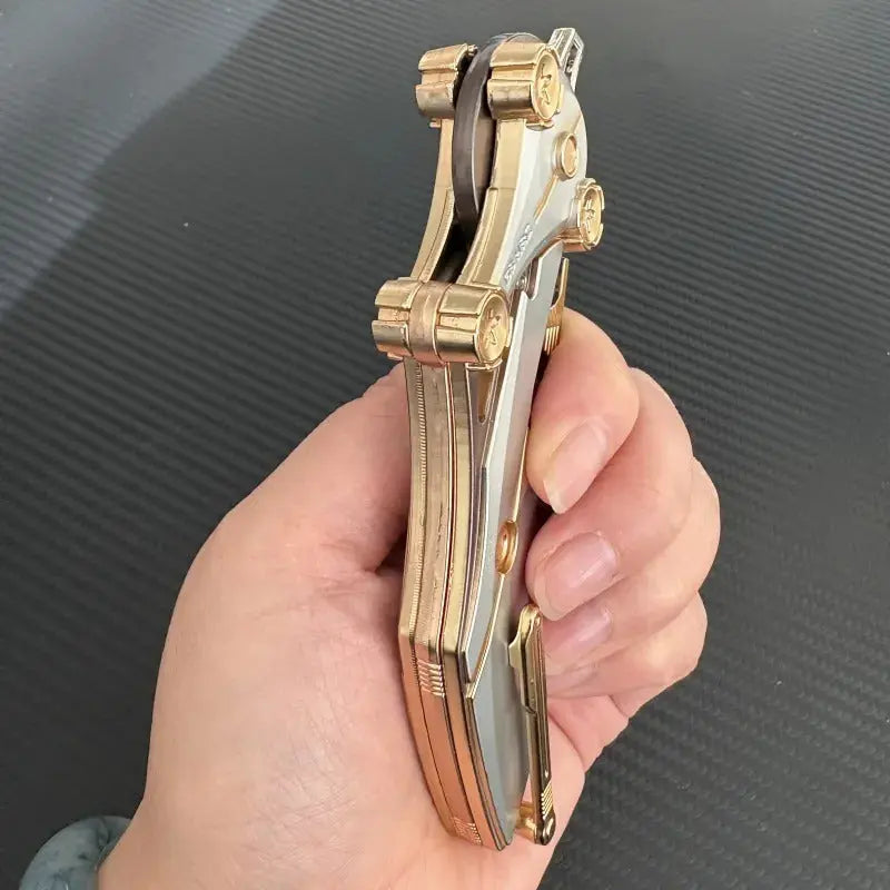 Wearclo | All-Metal Folding Knife | 8Cr13Mov Steel Blade, Compact EDC Tool