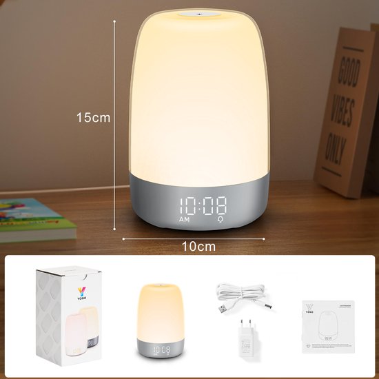 Wearclo | Aurora Wake-Up Light | Sunrise & Sunset | USB-C Rechargeable