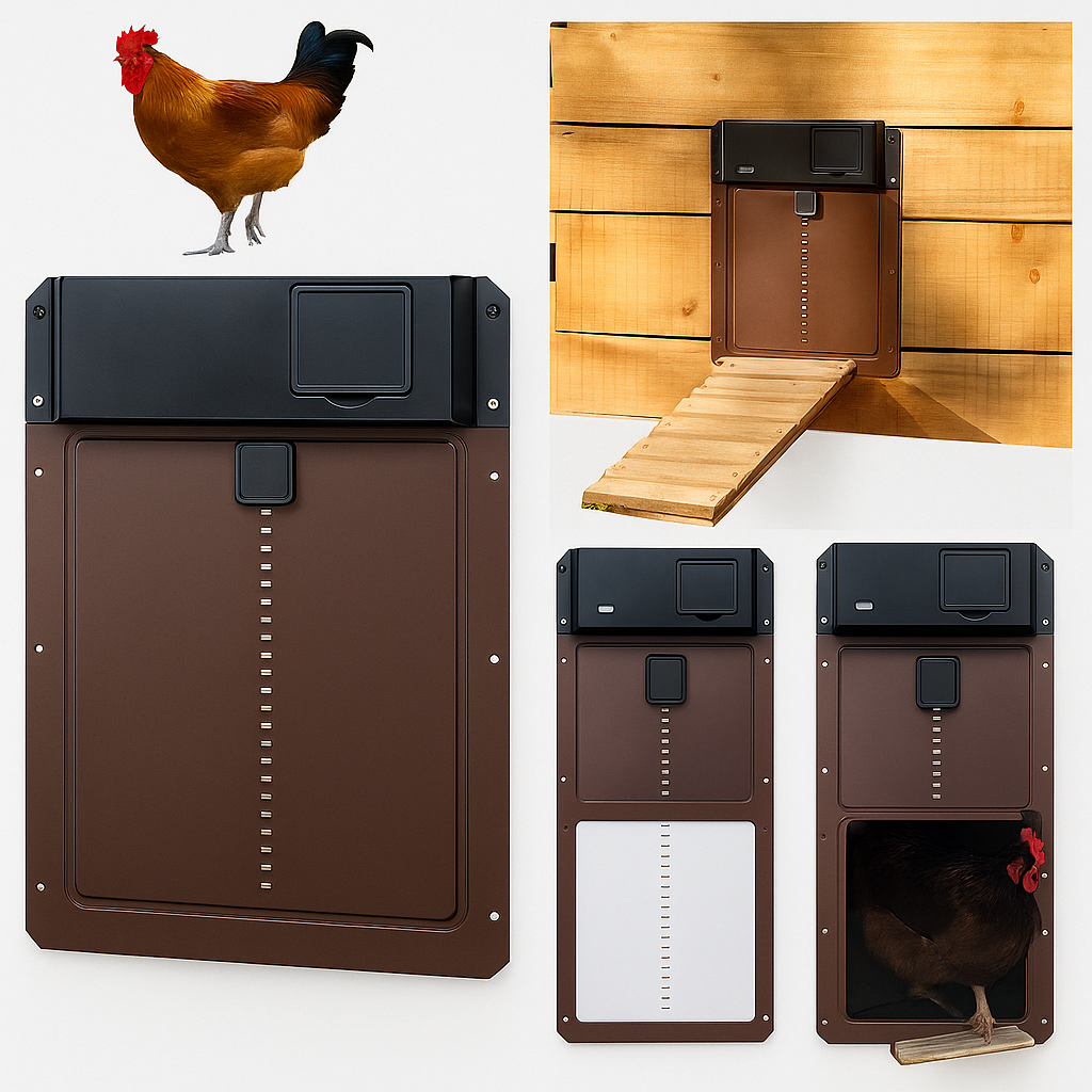 Wearclo | Automatic Chicken Coop Door with Light Sensor Opener