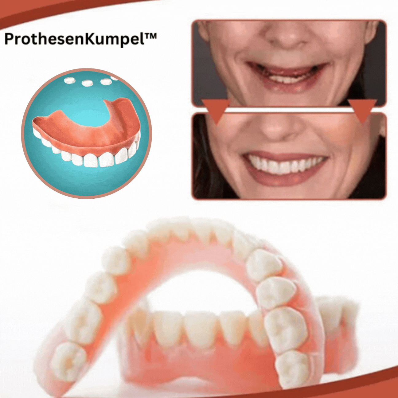 Wearclo | Biocompatible Silicone Prosthesis Set for Pain-Free Fit and Natural Smile