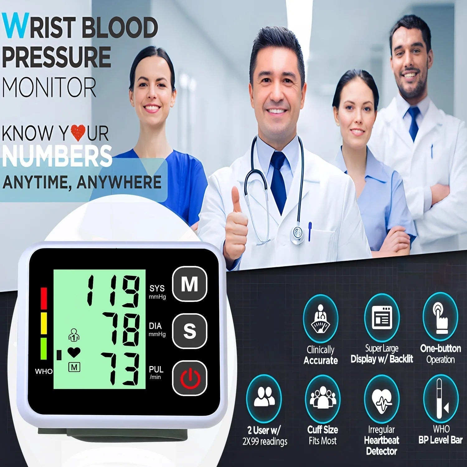 Wearclo | Blood Pressure Monitor – Practical, Accurate Measurements for Daily Use