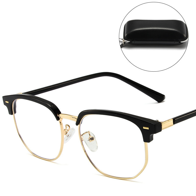 Wearclo | Blue Light Blocking Half-Rim Glasses