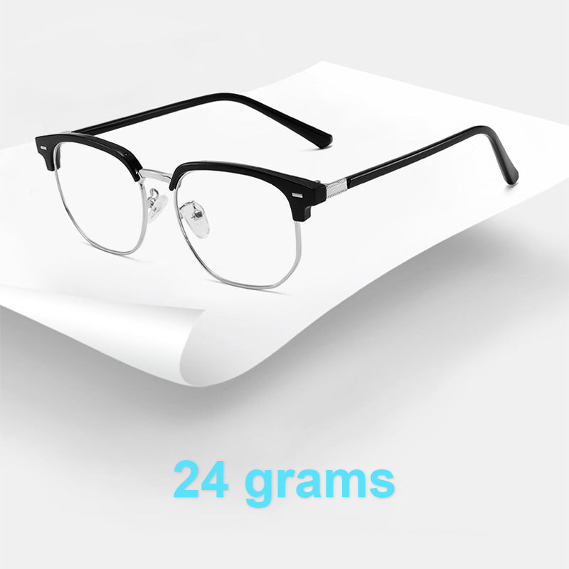 Wearclo | Blue Light Blocking Half-Rim Glasses