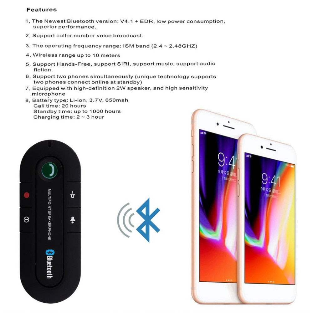 Wearclo | Bluetooth Hands-free Car Speaker