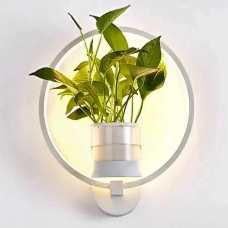 Wearclo | Botanical Wall Light with Plant | Stylish Wall Lighting