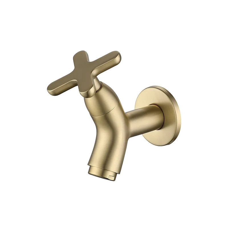 Wearclo | BrassFlow – Wall-Mounted Cold Water Tap in Solid Brass