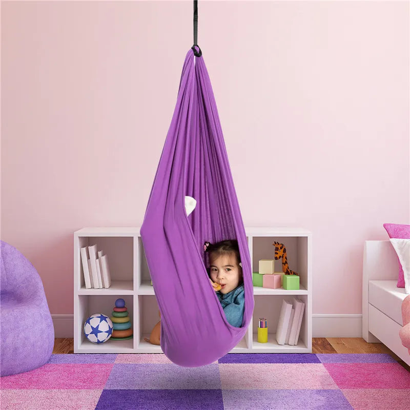 Wearclo | CalmGlide Sensory Swing for Kids – Indoor Therapy Hammock for Calm, Focus & Confidence
