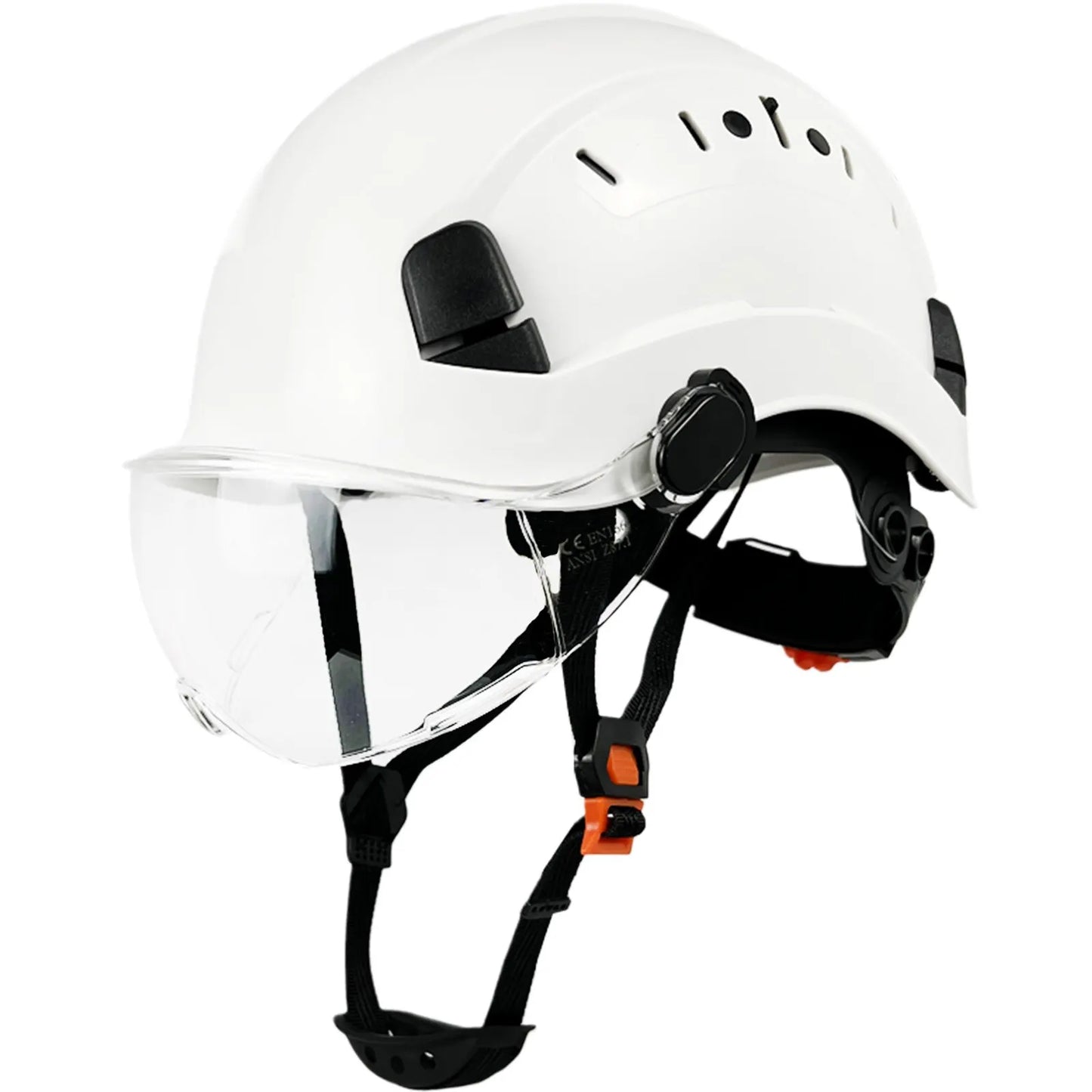 Wearclo | CE ABS Safety Helmet with Goggles & Visor – SafeGuard