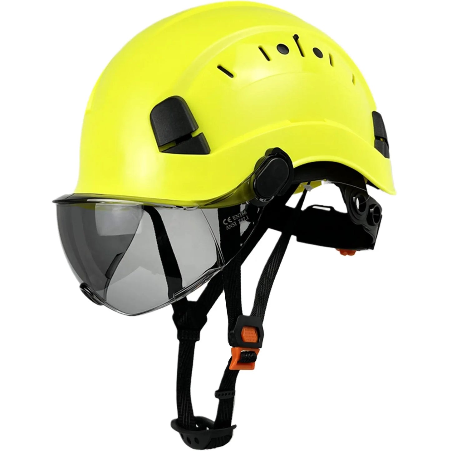 Wearclo | CE ABS Safety Helmet with Goggles & Visor – SafeGuard