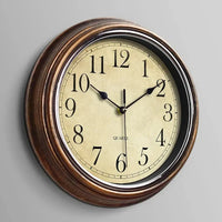 Wearclo | Elegant Wooden Wall Clock with Oversized Numerals