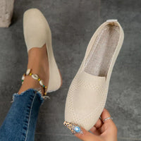 Wearclo | Women's Cushioned Knit Loafers