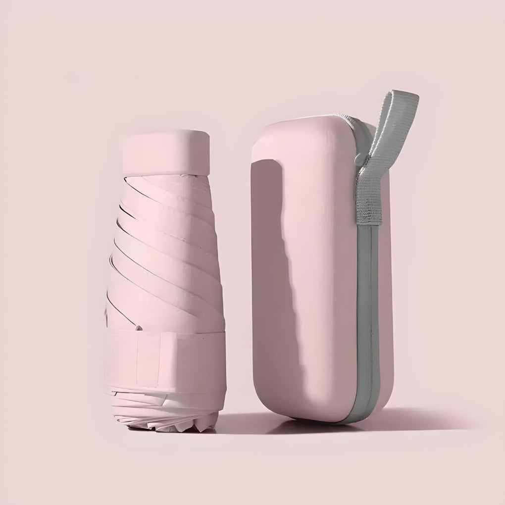 Wearclo | Compact Travel Umbrella with Waterproof Case