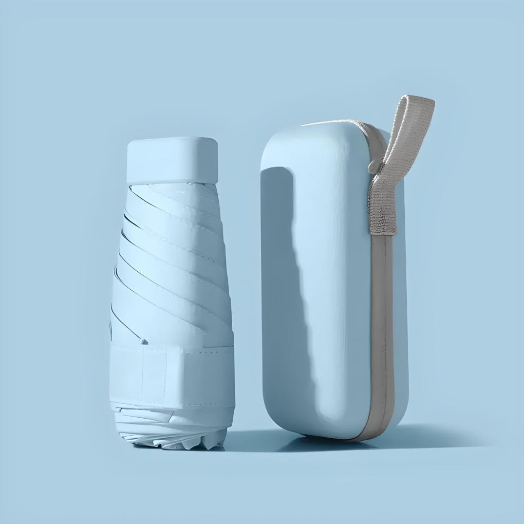 Wearclo | Compact Travel Umbrella with Waterproof Case