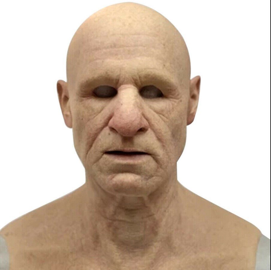 Wearclo | Creepy Old Man Mask – Realistic Latex Halloween Mask for Adults