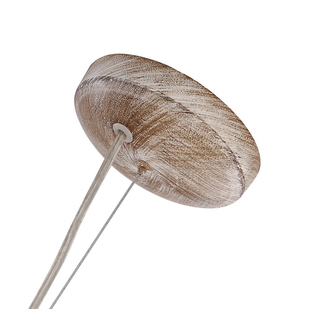 Wearclo | Dandelion Pendant Light with Wooden Beads | Firework Starburst Design