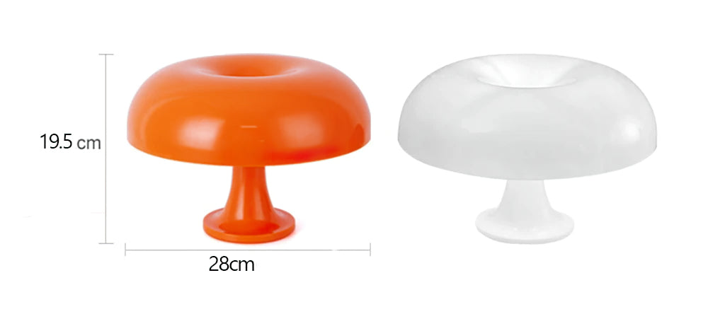 Wearclo | Dimmable Mushroom Table Lamp with USB
