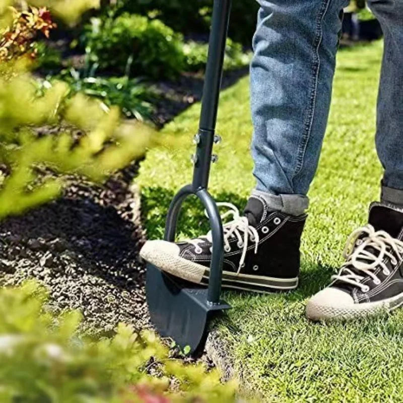 Wearclo | EdgeMaster Lawn Edger | Half-Moon Design with Wavy Edge | Manual Tool for Clean Lawn Edges & Beds