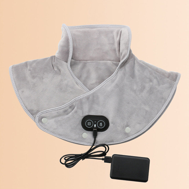 Wearclo | Electric Neck and Shoulder Heating Pad with Vibration