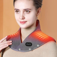 Wearclo | Electric Neck and Shoulder Heating Pad with Vibration