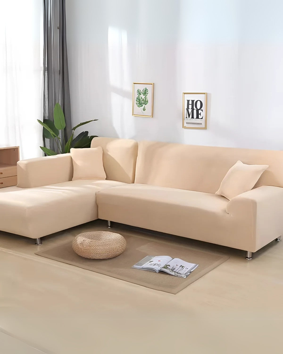 Wearclo | Elegant Modular Sofa Cover with Customizable Arrangement