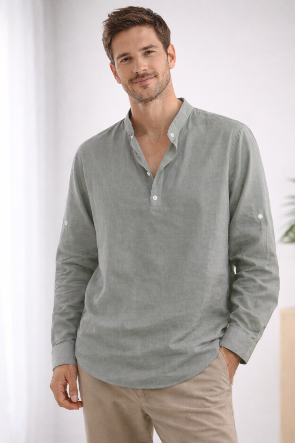 Wearclo – Elegant Shirt with Collar
