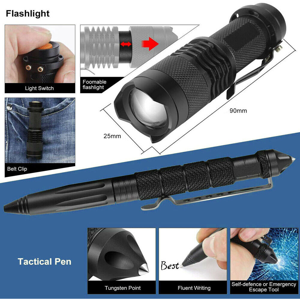 Wearclo | Emergency Survival Kit Equipment | Hiking, Camping, SOS Tools