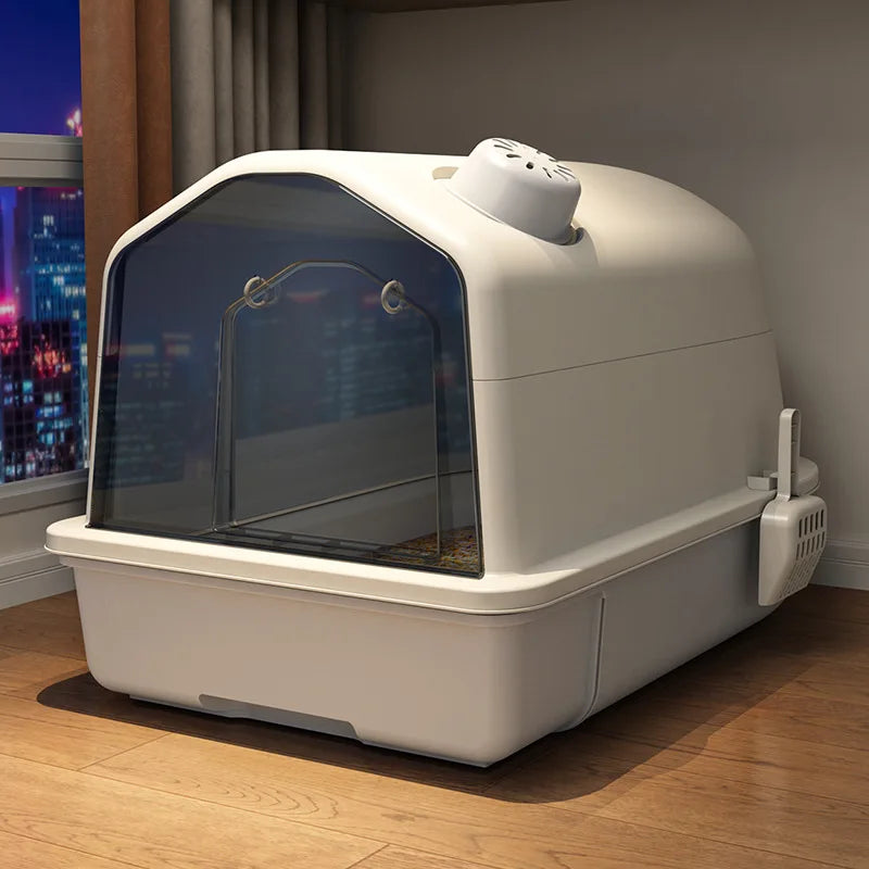 Wearclo | Enclosed Litter Box for Cats, Odor Control