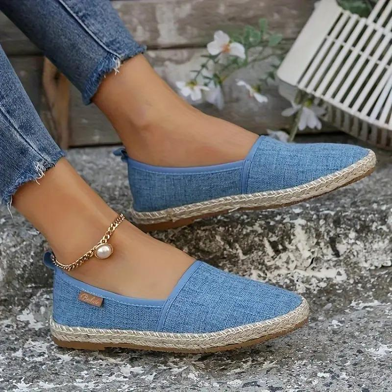 Wearclo | Espadrilles, flat, lightweight, canvas shoes, summer shoes