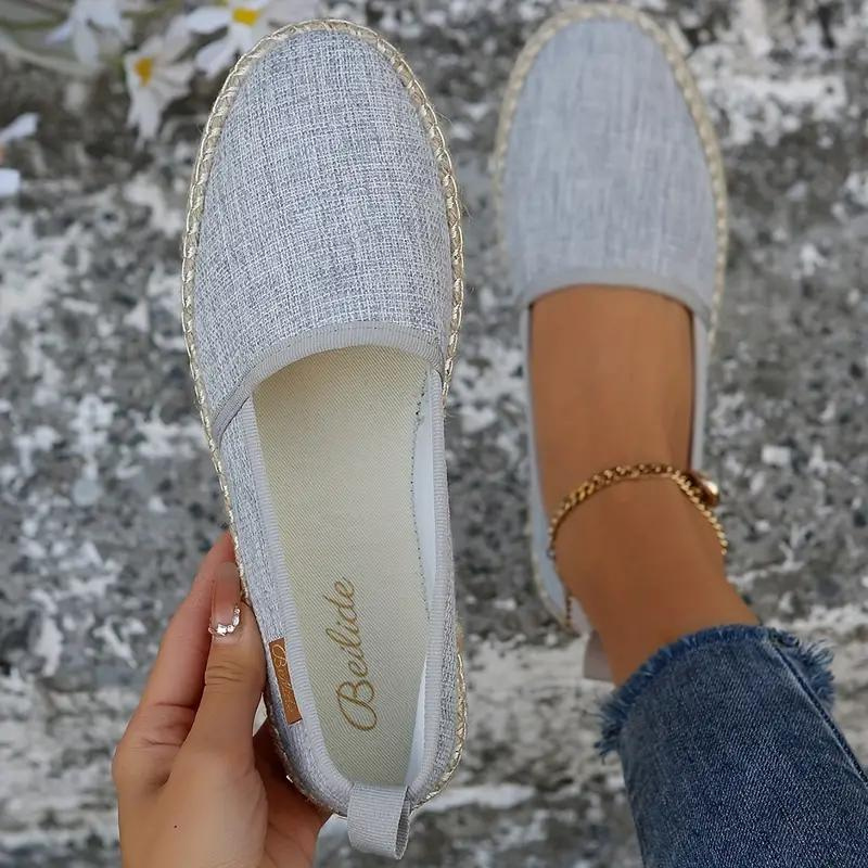 Wearclo | Espadrilles, flat, lightweight, canvas shoes, summer shoes